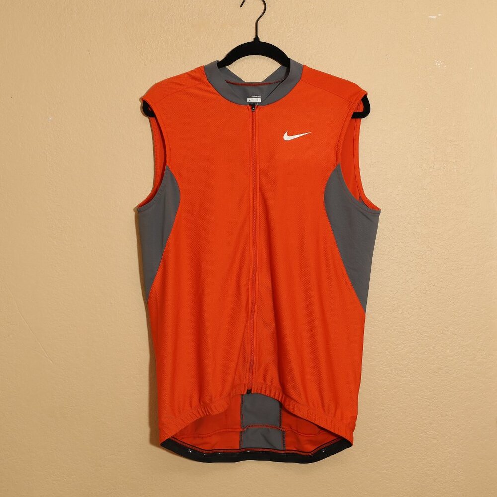 Nike Dri Fit Orange Nike Bike Vest (L)
